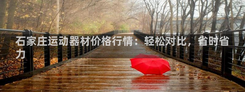 意昂3娱乐：石家庄运动器材价格行情：轻松对比，省时省