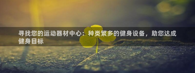 海南意昂体育3：寻找您的运动器材中心：种类繁多的健身