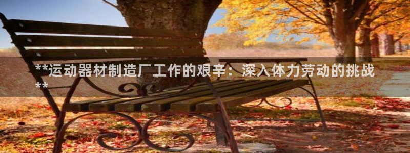 意昂3集团官网网址：**运动器材制造厂工作的艰辛：深