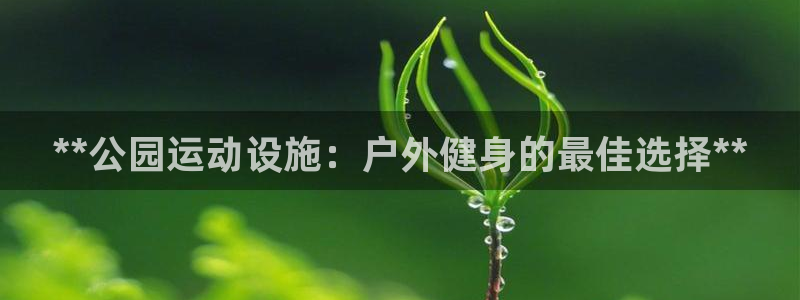 意昂体育3招商电话是多少啊：**公园运动设施：户外健