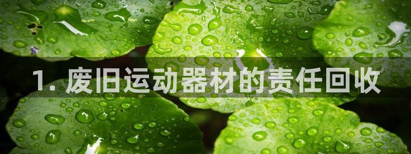 意昂体育3平台注册要钱吗：1. 废旧运动器材的责任回