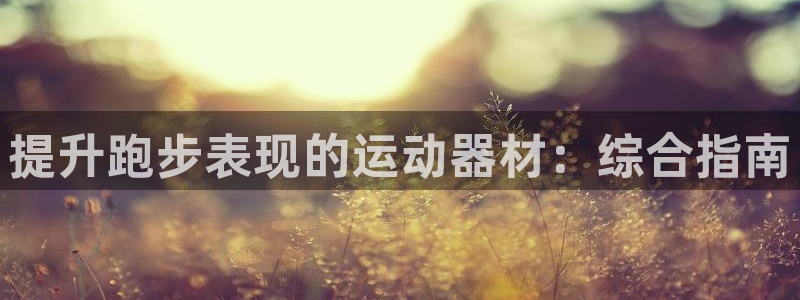 德国意昂3集团：提升跑步表现的运动器材：综合指南