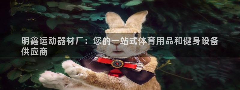 意昂3集团logo：明鑫运动器材厂：您的一站式体育用