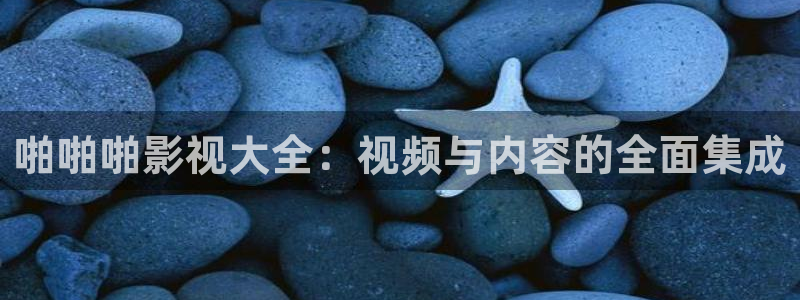 4k影院在线观看免费：啪啪啪影视大全：视频与内容的全面集成